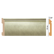 Плинтус напольный Decomaster D005-373 (79*12*2400)