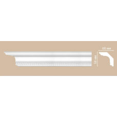 Потолочный плинтус с орнаментом Decomaster DT 128 (58*60*2400)