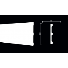 Плинтус Decor Dizayn DD710 Полистирол 2000*120*13 мм