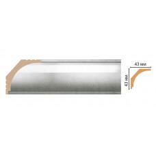 Карниз потолочный Decomaster D109-375 ШК (43*43*2400)