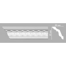 Плинтус потолочный с орнаментом Decomaster 95024/36 (85х80х2400мм)