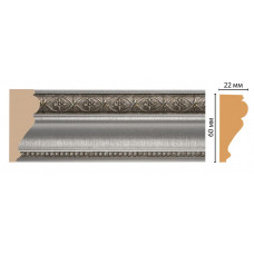 Цветной молдинг Decomaster 161-55 (60*20*2400) ДМ
