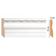 Плинтус напольный Decomaster 153-60 (95*12*2400)
