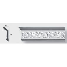 Плинтус потолочный с орнаментом Decomaster 95094/20 (150х62х2400мм)