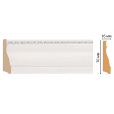 Плинтус напольный Decomaster 193-60 (70*16*2400)
