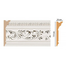 Карниз потолочный Decomaster D225-60 ДМ (110*28*2400)