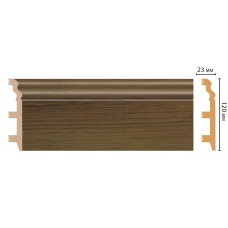 Цветной напольный плинтус Decomaster D233-88 (120*23*2400 мм)