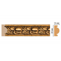 Цветной молдинг Decomaster 157-58 (30*14*2400) ДМ