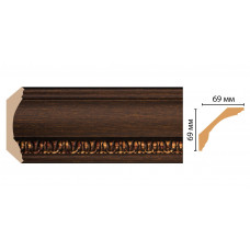 Плинтус Decomaster 100C-966 ШК/14 (69*69*2400 мм)