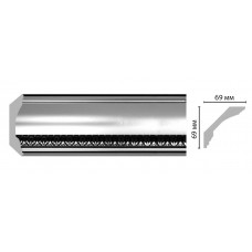 Плинтус Decomaster 100C-63 ШК/14 (69*69*2400 мм)