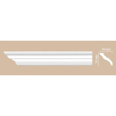 Потолочный плинтус гладкий Decomaster 96117 (50*50*2400)