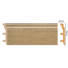 Цветной напольный плинтус Decomaster D232-83 (100*22*2400 мм)
