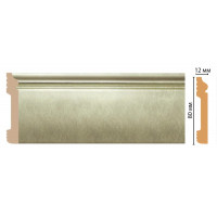 Плинтус напольный Decomaster D005-373 ДМ (79*12*2400)