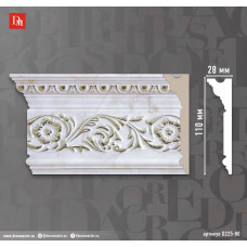 Плинтус Decomaster D225-80/14 ДМ (110*29*2400мм)