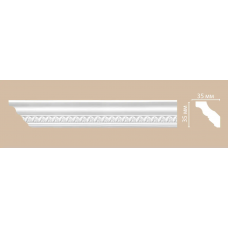 Потолочный плинтус с орнаментом Decomaster 95348 F гибкий (35*35*2400)