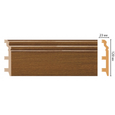 Цветной напольный плинтус Decomaster D233-85 (120*23*2400 мм)