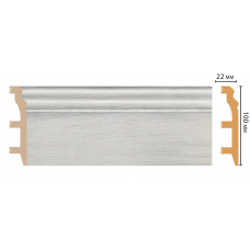 Цветной напольный плинтус Decomaster D232-84 (100*22*2400 мм)