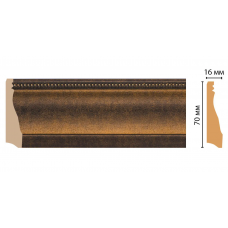Плинтус напольный Decomaster 193-56 (70*16*2400)