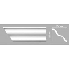 Плинтус потолочный гладкий Decomaster 96269/18 (145х154х2400мм)