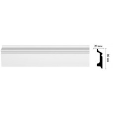 Плинтус D122/16 Decomaster ДМ(78*21*2000 мм)