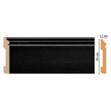 Плинтус напольный Decomaster D005-195 (79*12*2400)