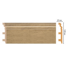 Цветной напольный плинтус Decomaster D233-83 ШК/8 (120*23*2400 мм)