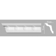 Плинтус потолочный с орнаментом Decomaster 95017 (70х70х2400мм)