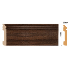 Цветной напольный плинтус Decomaster D005-438 (79*13*2400)