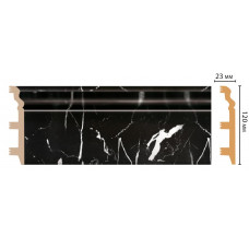 Цветной напольный плинтус Decomaster D233-78 ШК/8 (120*23*2400 мм)