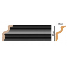 Карниз потолочный Decomaster D148-195 ШК (45*30*2400)
