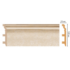 Цветной напольный плинтус Decomaster D233-18D (120*23*2400 мм)